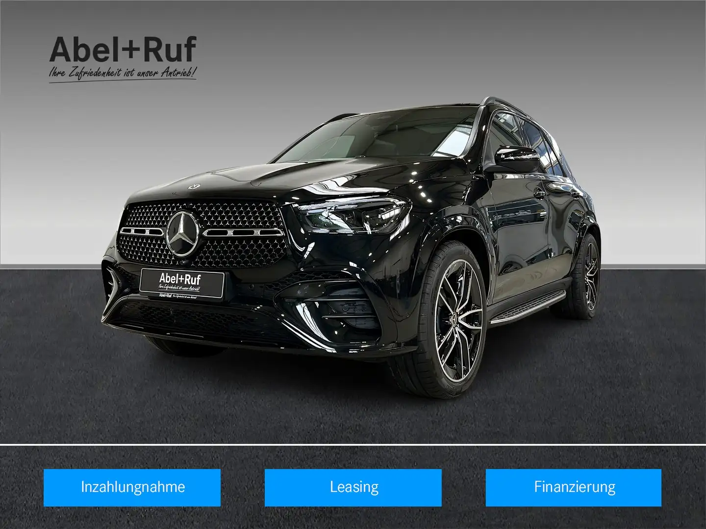 Mercedes-Benz GLE 450 d 4M AMG+MULTI+DIST+Burm+StHz+HuD+AHK+360 Schwarz - 1