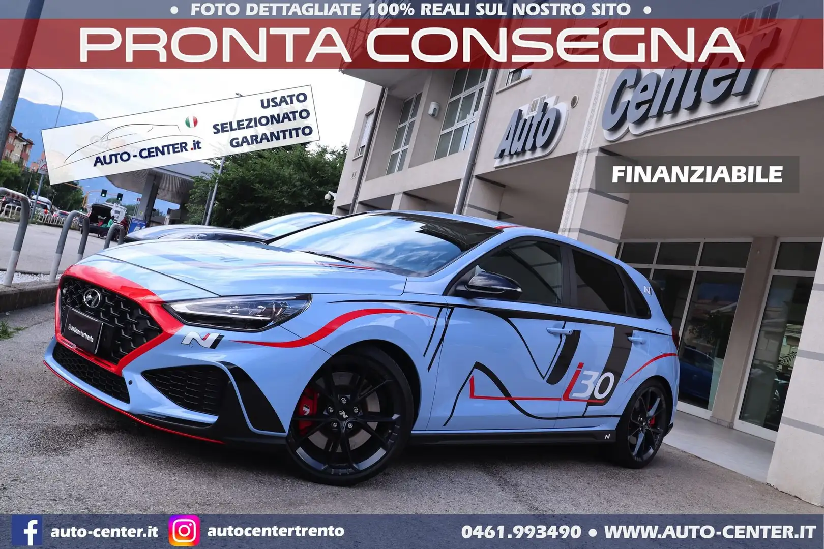 Hyundai i30 N Performance 2.0 T-GDI MANUALE *SEDILI GUSCIO Blu/Azzurro - 1