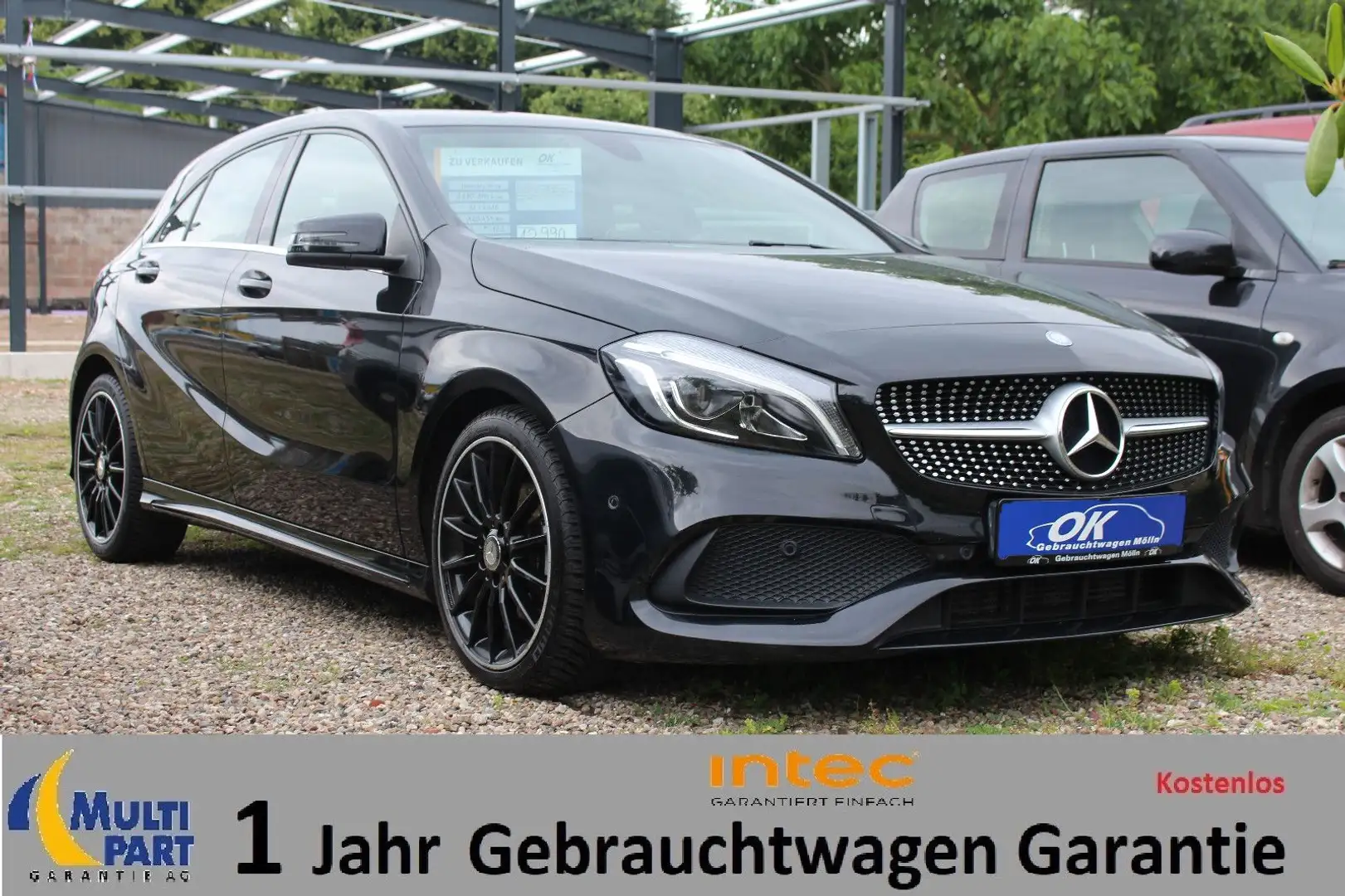 Mercedes-Benz A 180 AMG Sport Line*1.Hand*LED*S.Heft*SHZ*Klima Schwarz - 1