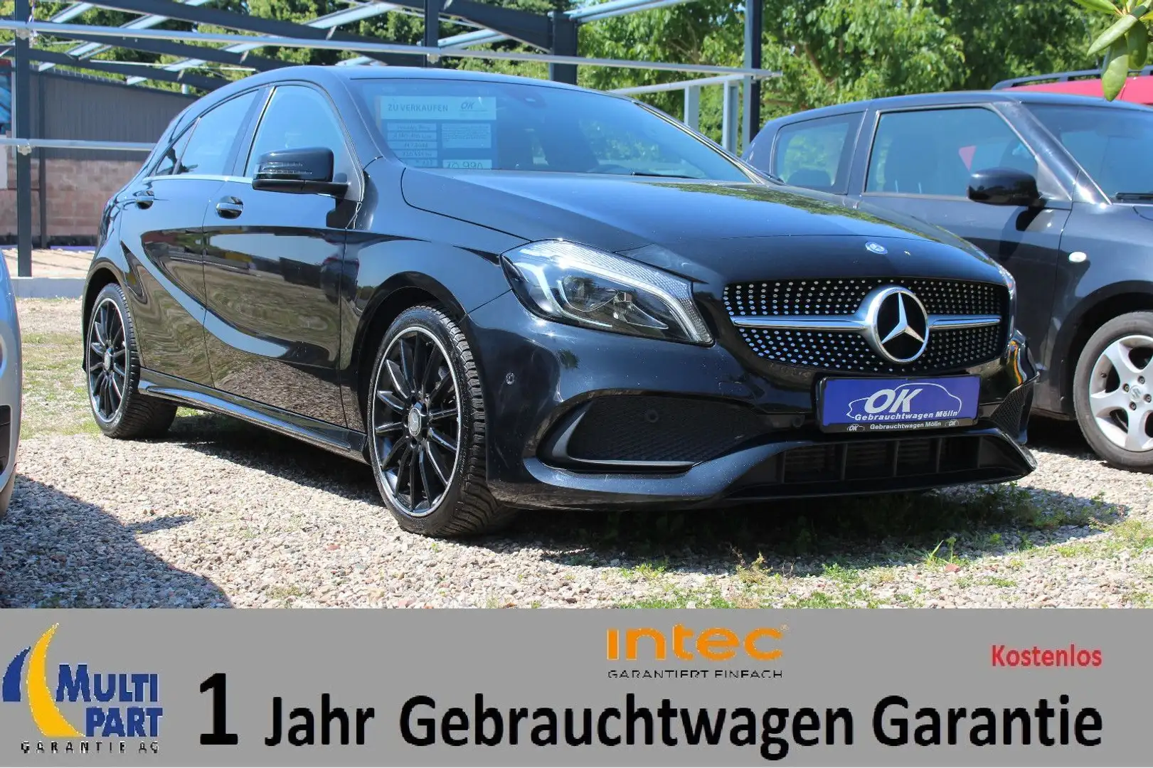 Mercedes-Benz A 180 AMG Sport Line*1.Hand*LED*S.Heft*SHZ*Klima Zwart - 1