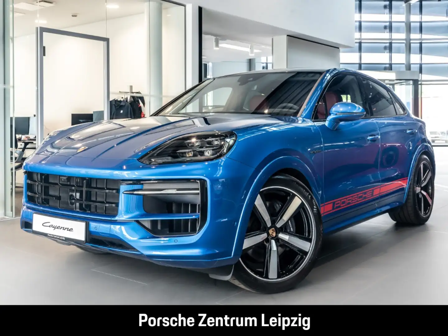 Porsche Cayenne E-Hybrid Coupe Saphirblau! Massage HUD Blau - 1