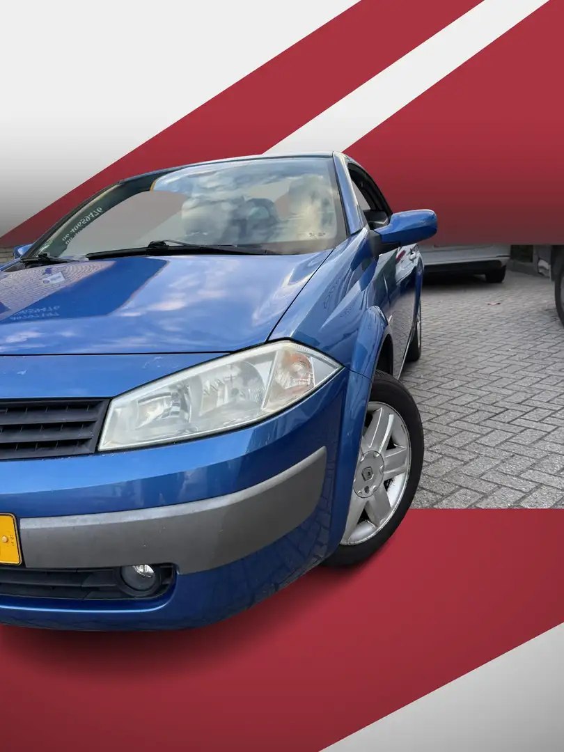 Renault Megane Coupé-Cabriolet 1.6-16V Privilège Luxe 3 MAANDEN G Blauw - 2