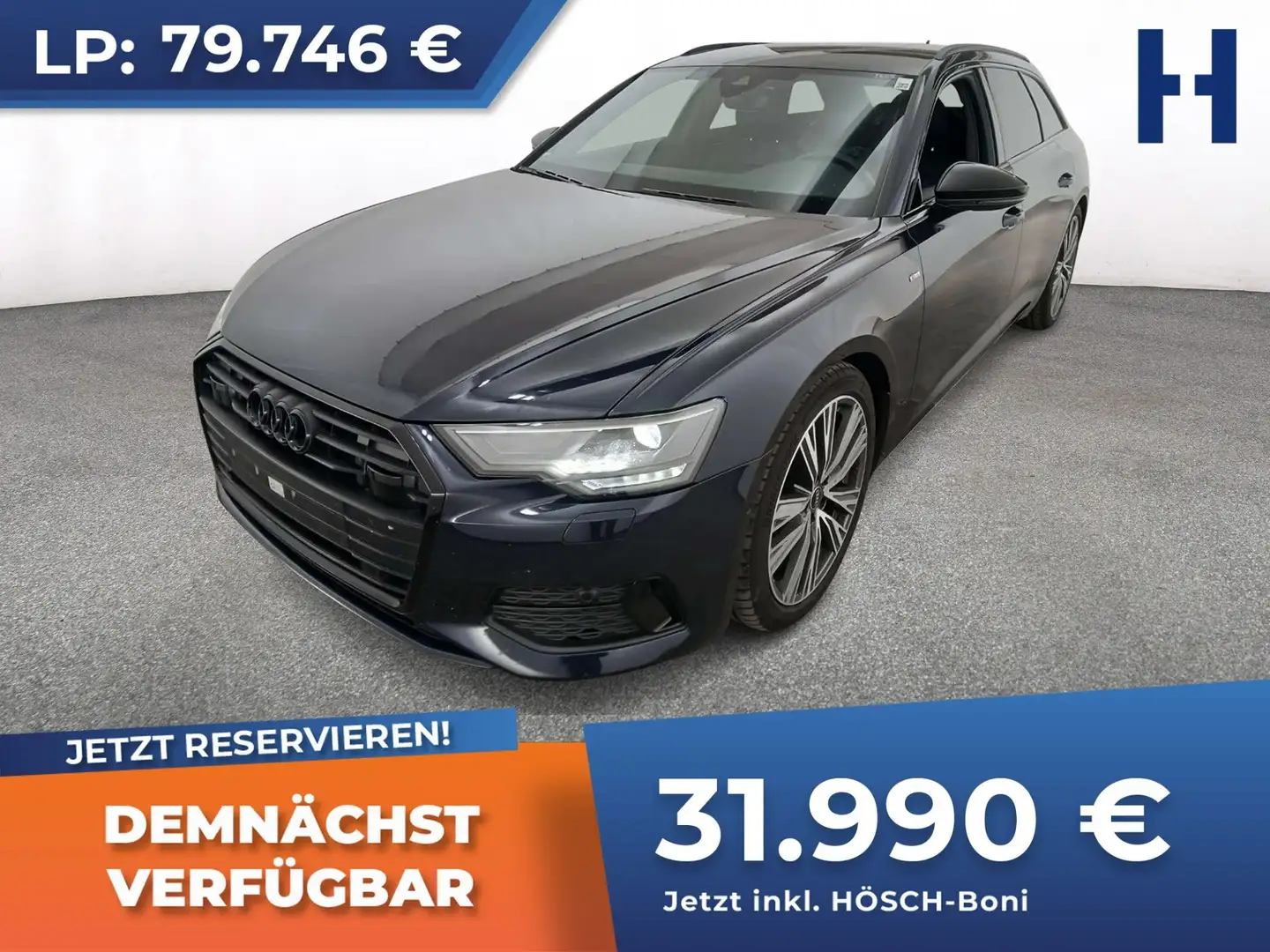 Audi A6 Avant 35 TDI Sport S-Line BLACK AHK TOUR 20 ZOLL Blau - 1