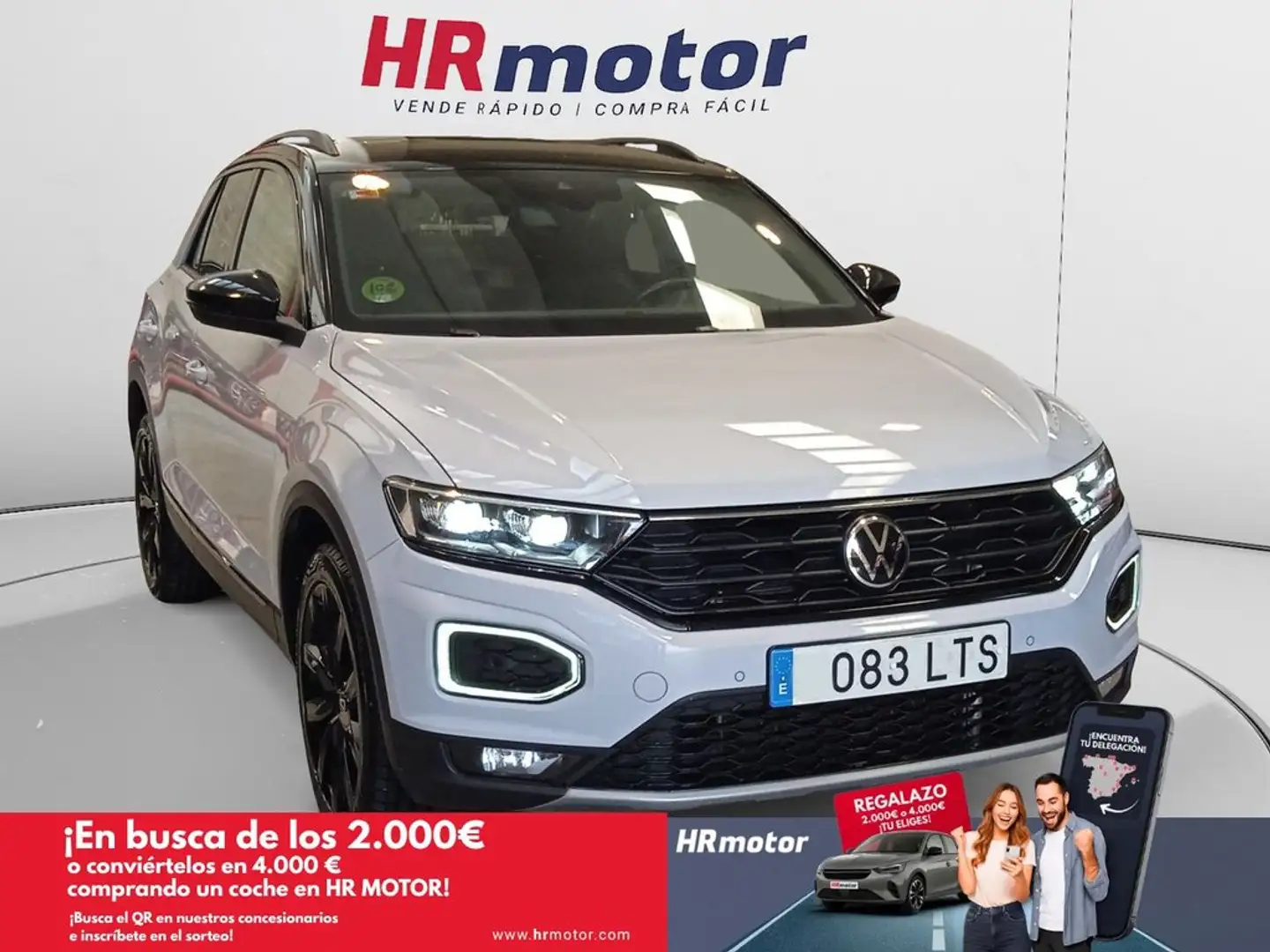 Volkswagen T-Roc Sport Black Line Blanc - 1
