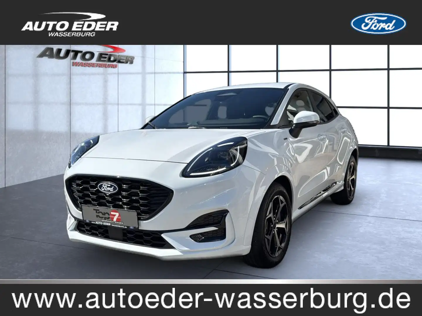 Ford Puma ST-Line 1.0 EcoBoost MHEV Automatik Bluetooth Weiß - 1