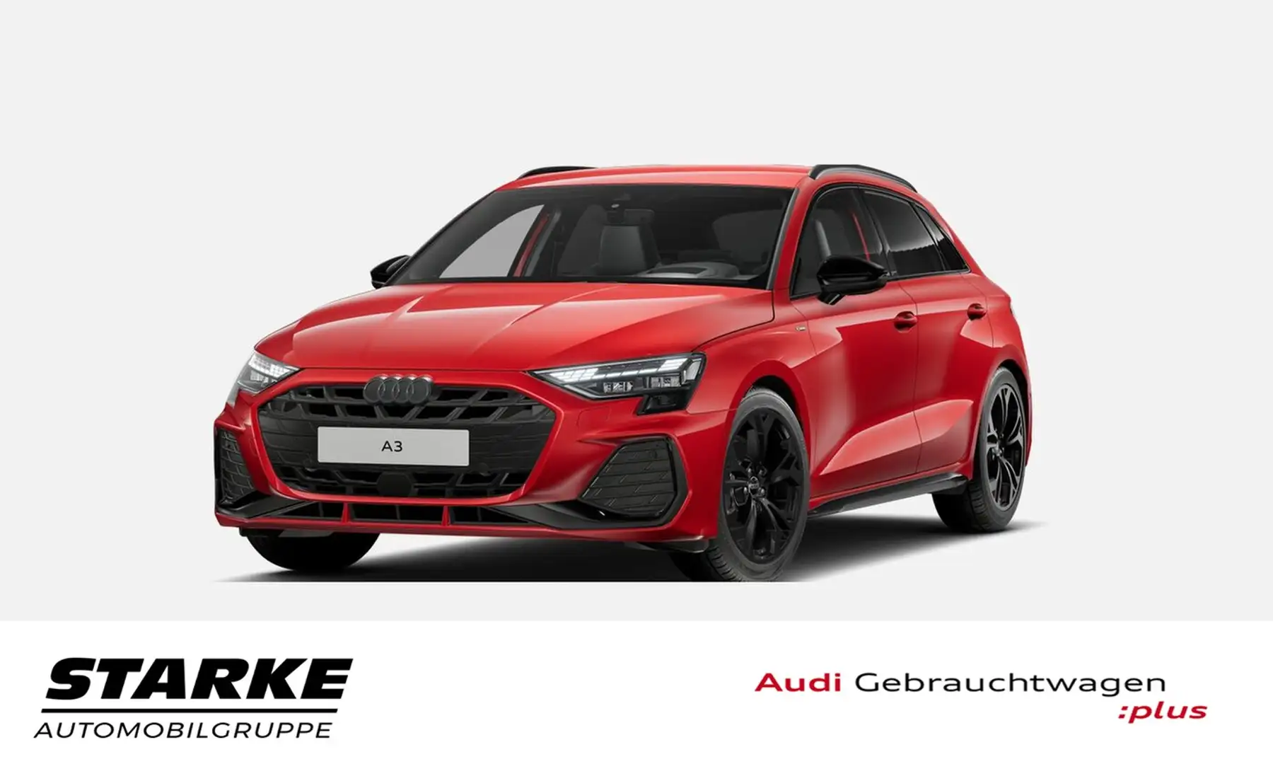 Audi A3 Sportback 30 TFSI S tronic S line NaviPlus LED ... Rouge - 2