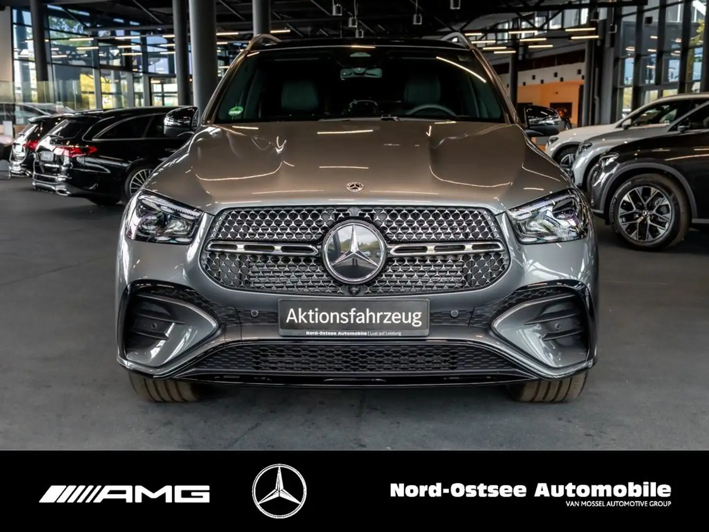 Mercedes-Benz GLE 350 de 4m AMG NIGHT PANO AHK HUD BURMESTER Gris - 2