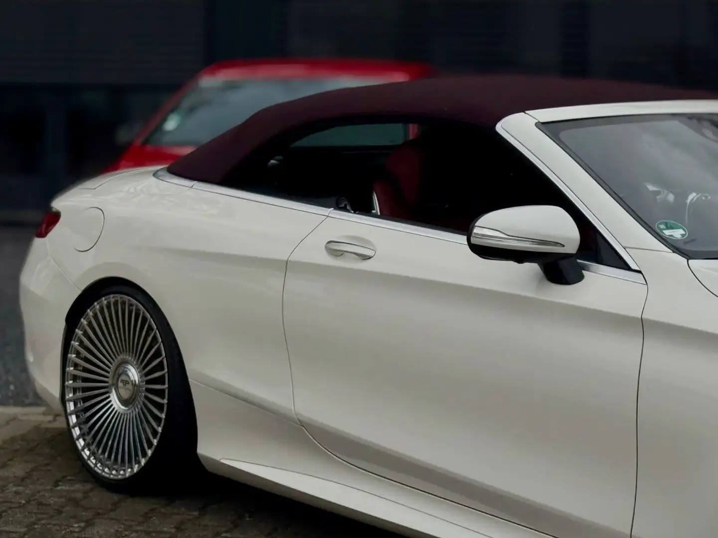 Mercedes-Benz S 500 Cabriolet AMG*DESIGNO*SWAROWSKI*ROT-DACH Blanc - 2