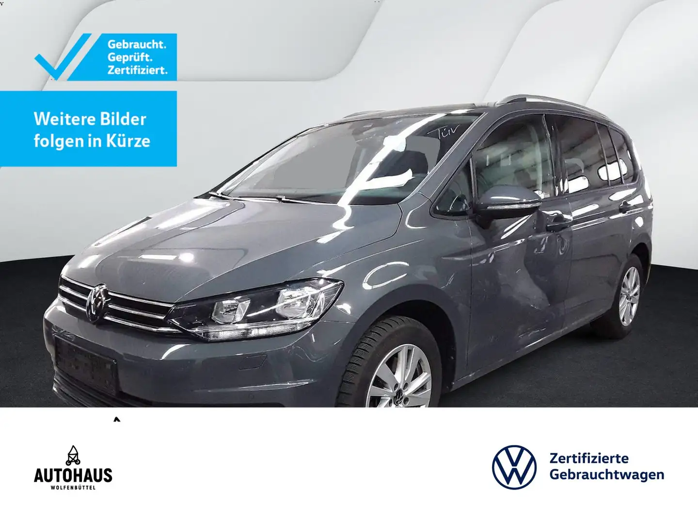 Volkswagen Touran Comfortline 1.5 TSI DSG AHK KAMERA LED Grijs - 1