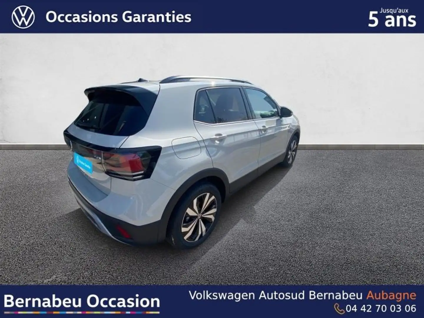 Volkswagen T-Cross 1.0 TSI 116ch VW Edition DSG7 Gris - 2