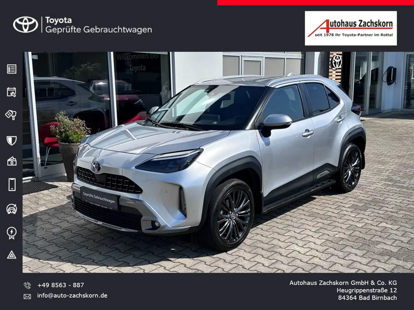 Toyota Yaris Cross 1,5 Hybrid 4x4, Adventure Plateado - 1