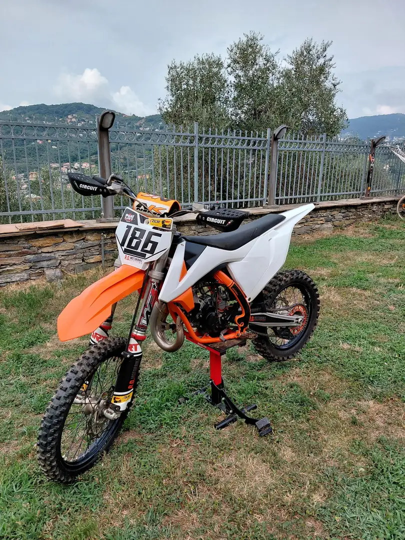 KTM 85 SX 2020 Blanc - 1