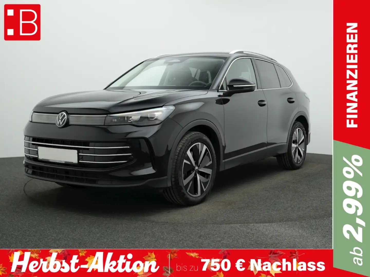 Volkswagen Tiguan 2.0 TDI DSG Elegance AHK NAVI ALU19 Schwarz - 1