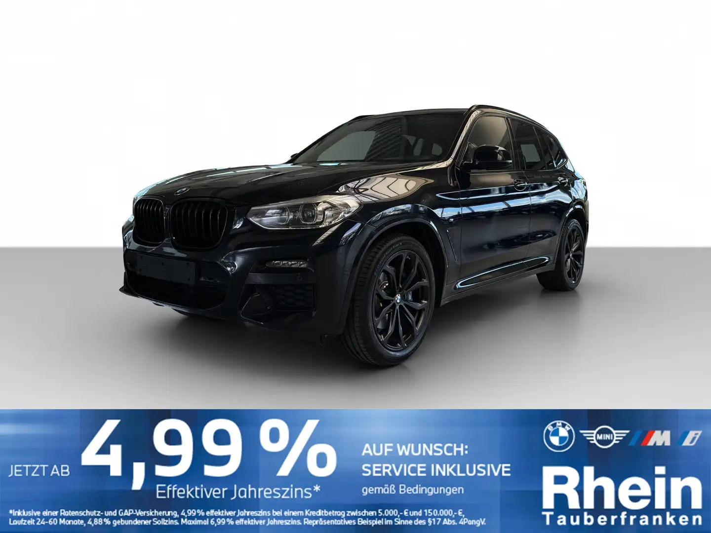 BMW X3 xDrive20d M Sport NaviProf*LED*AHK* Noir - 1