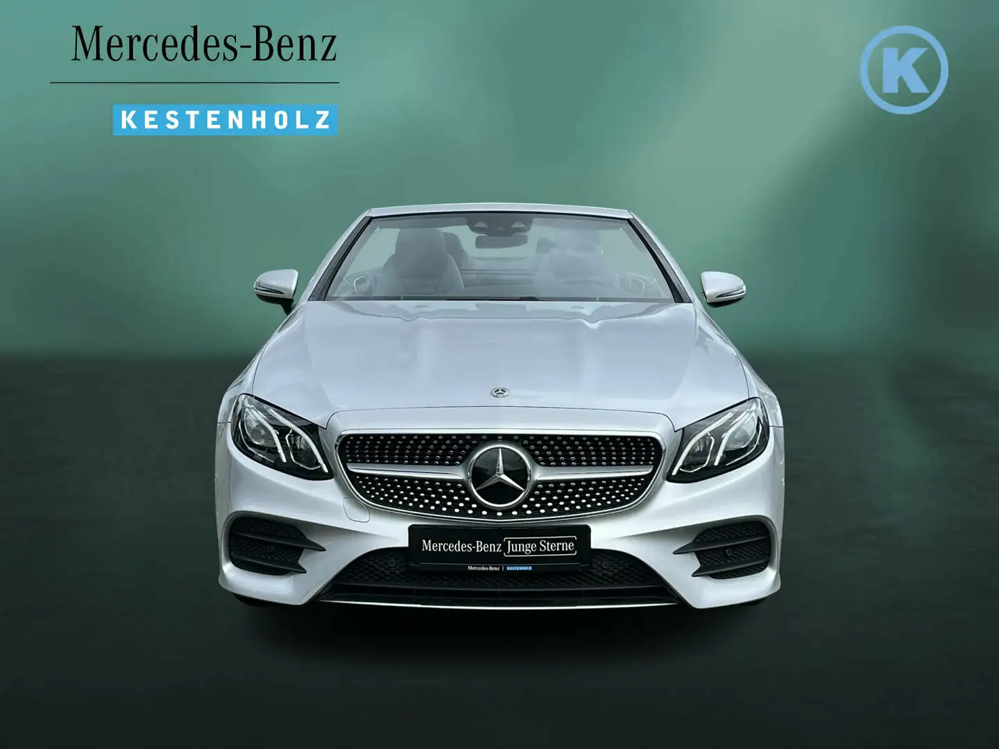 Mercedes-Benz E 220 E 220 d Cabrio AMG+LEDER+DISTRO+KAM+AIRCAP/SCARF Argent - 2