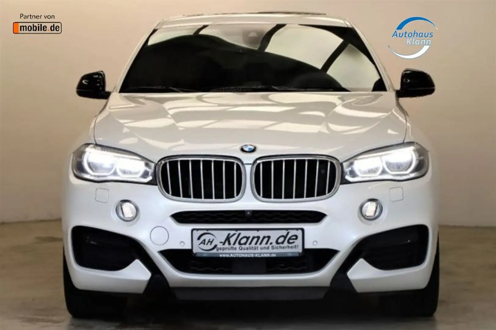 BMW X6 M50d 381PS Voll Standh. ACC Head Up Glasdach Weiß - 2