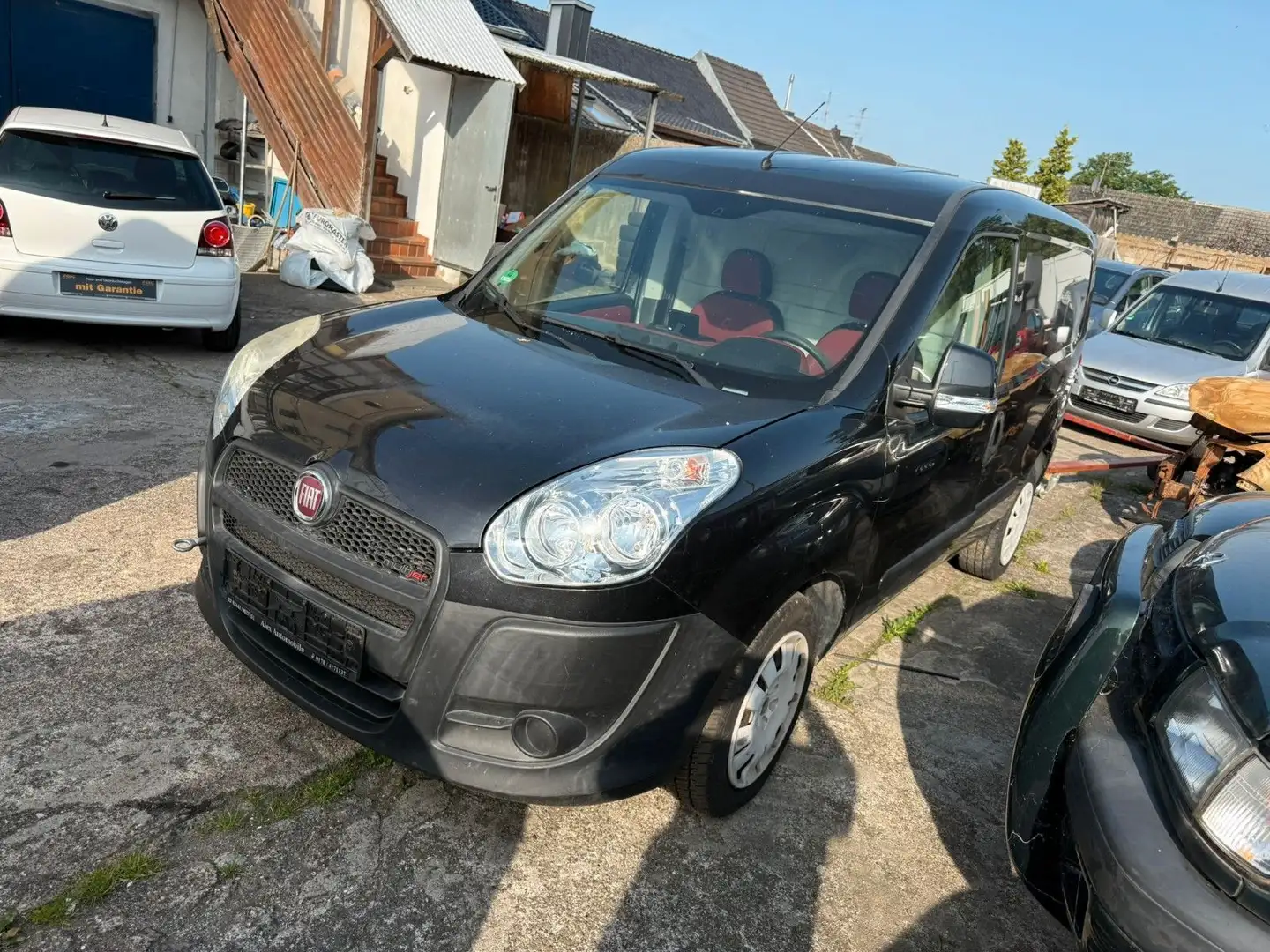 Fiat Doblo Doblò SX Kasten*140TKM!*TÜV*STARTET NICHT* Černá - 1