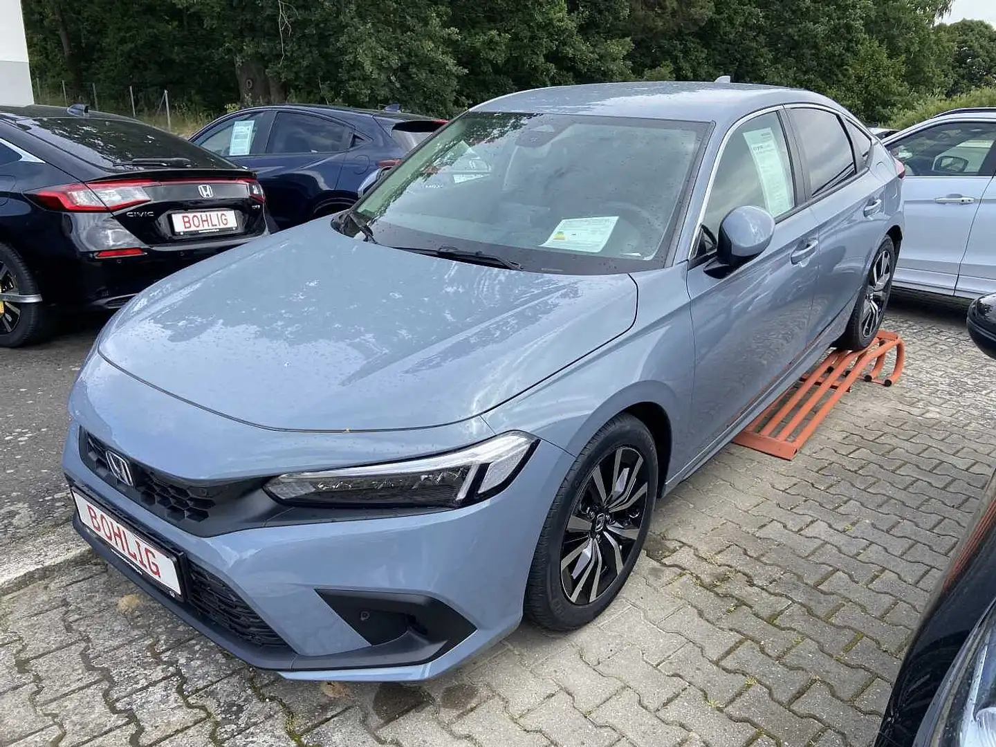 Honda Civic e:HEV Hybrid 2.0 Elegance sofort verfügbar Gris - 2
