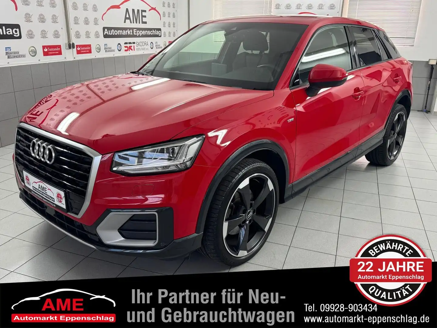 Audi Q2 quattro  2.0 TFSI  S-Line *Navi|ACC|AHK* Rouge - 1