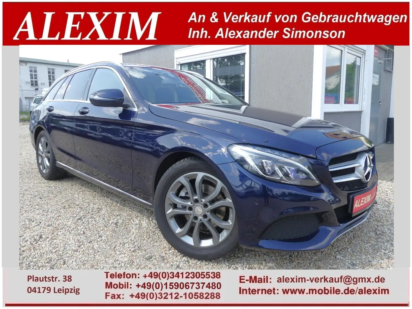 Mercedes-Benz C 200 T CGI/Panorama/LED/AHK/Kamera Bleu - 1