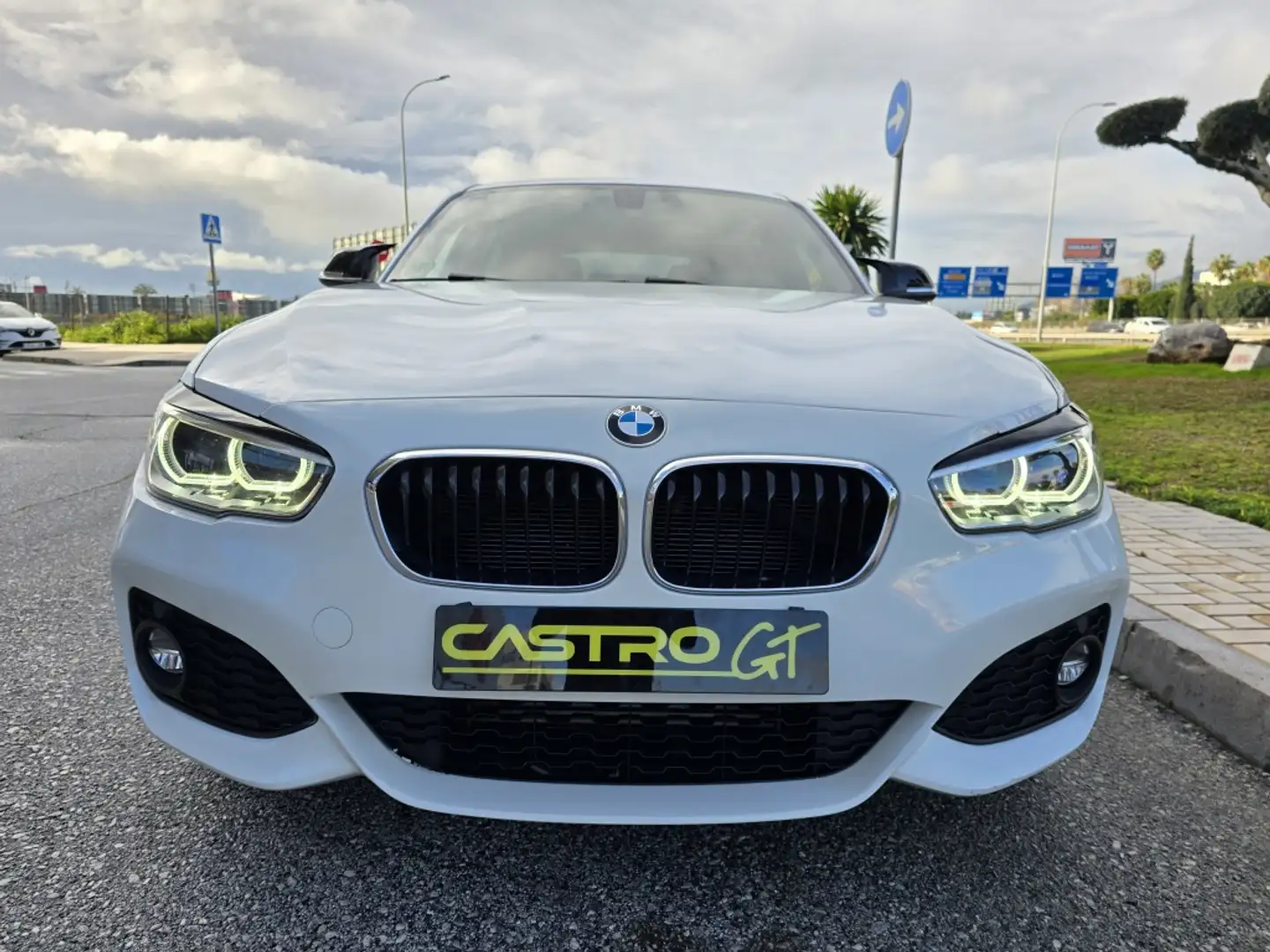 BMW 116 116d Blanc - 2