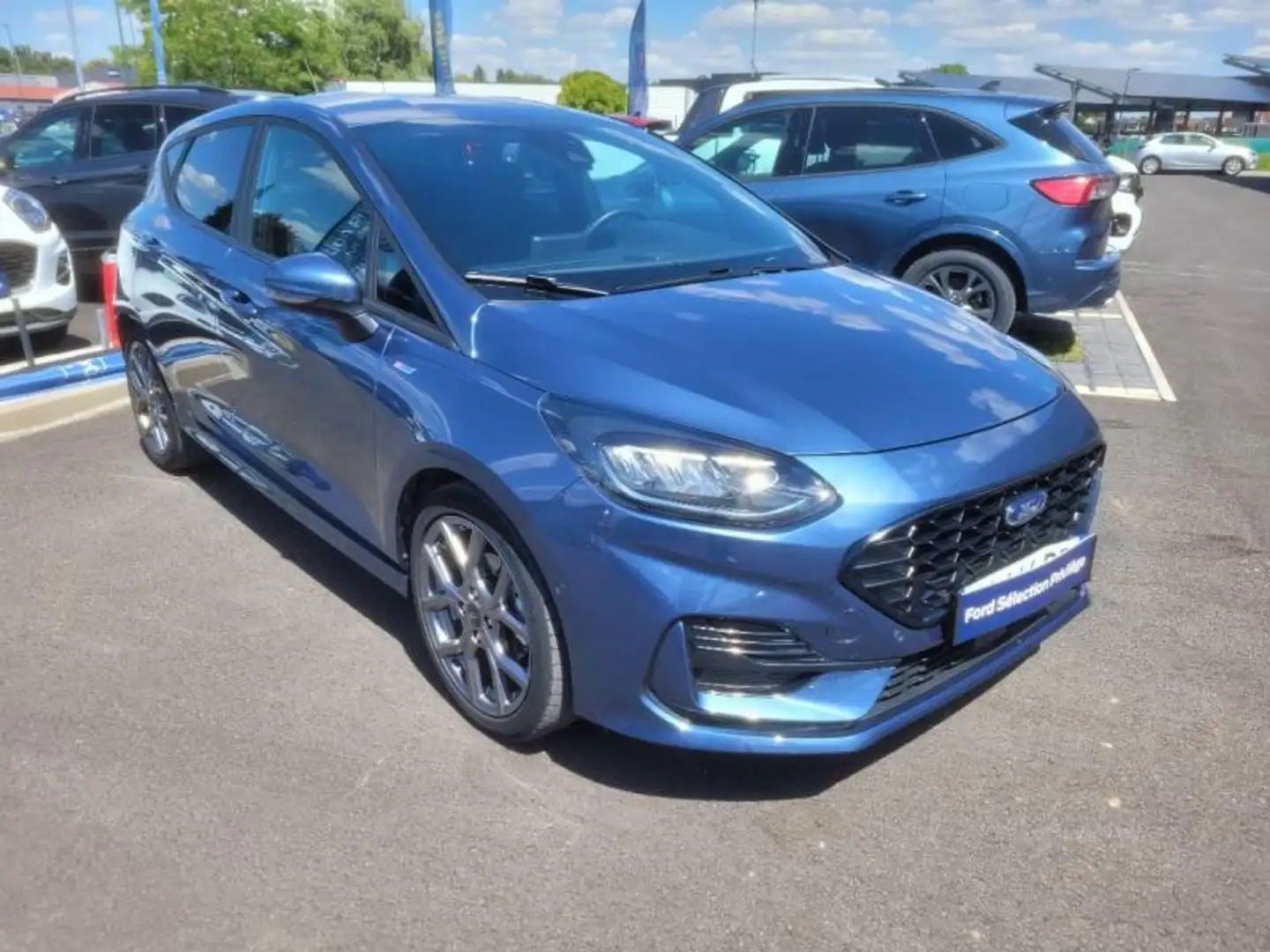 Ford Fiesta 1.0 Flexifuel 95ch ST-Line 5p Bleu - 2