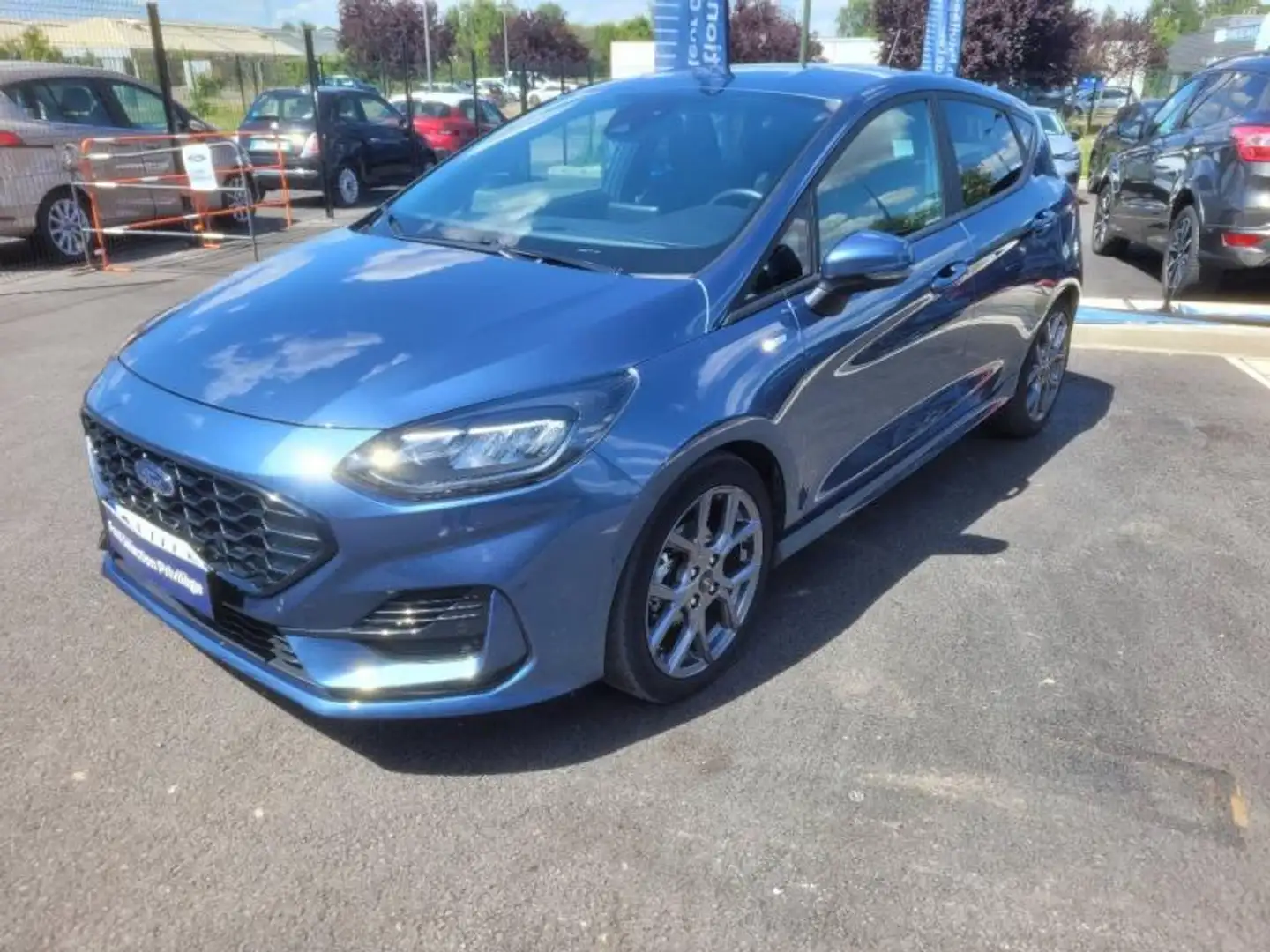 Ford Fiesta 1.0 Flexifuel 95ch ST-Line 5p Bleu - 1