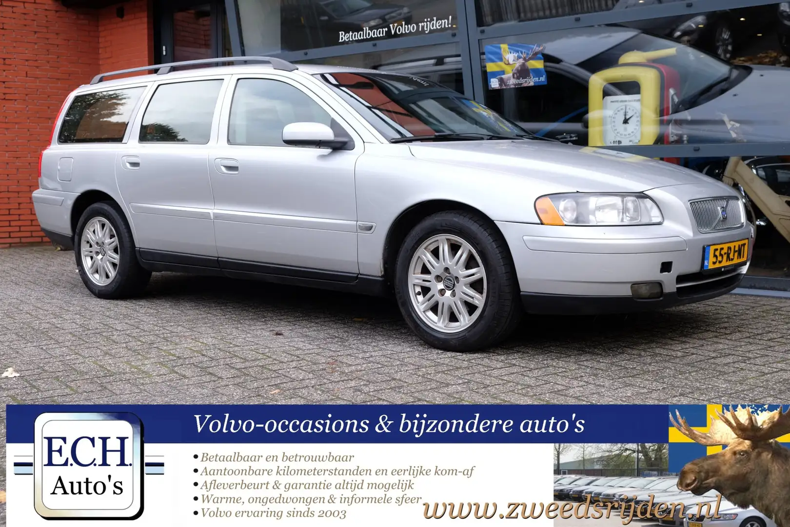 Volvo V70 2.4 170 pk Edition II Grijs - 1