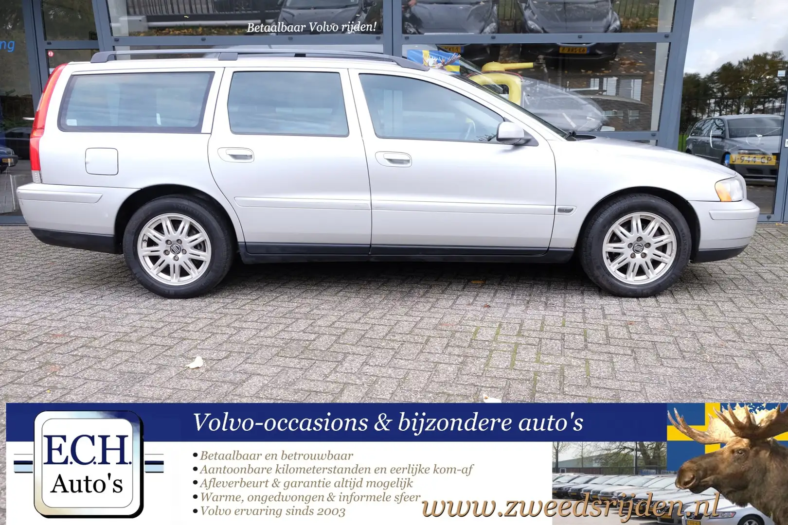 Volvo V70 2.4 170 pk Edition II Grijs - 2