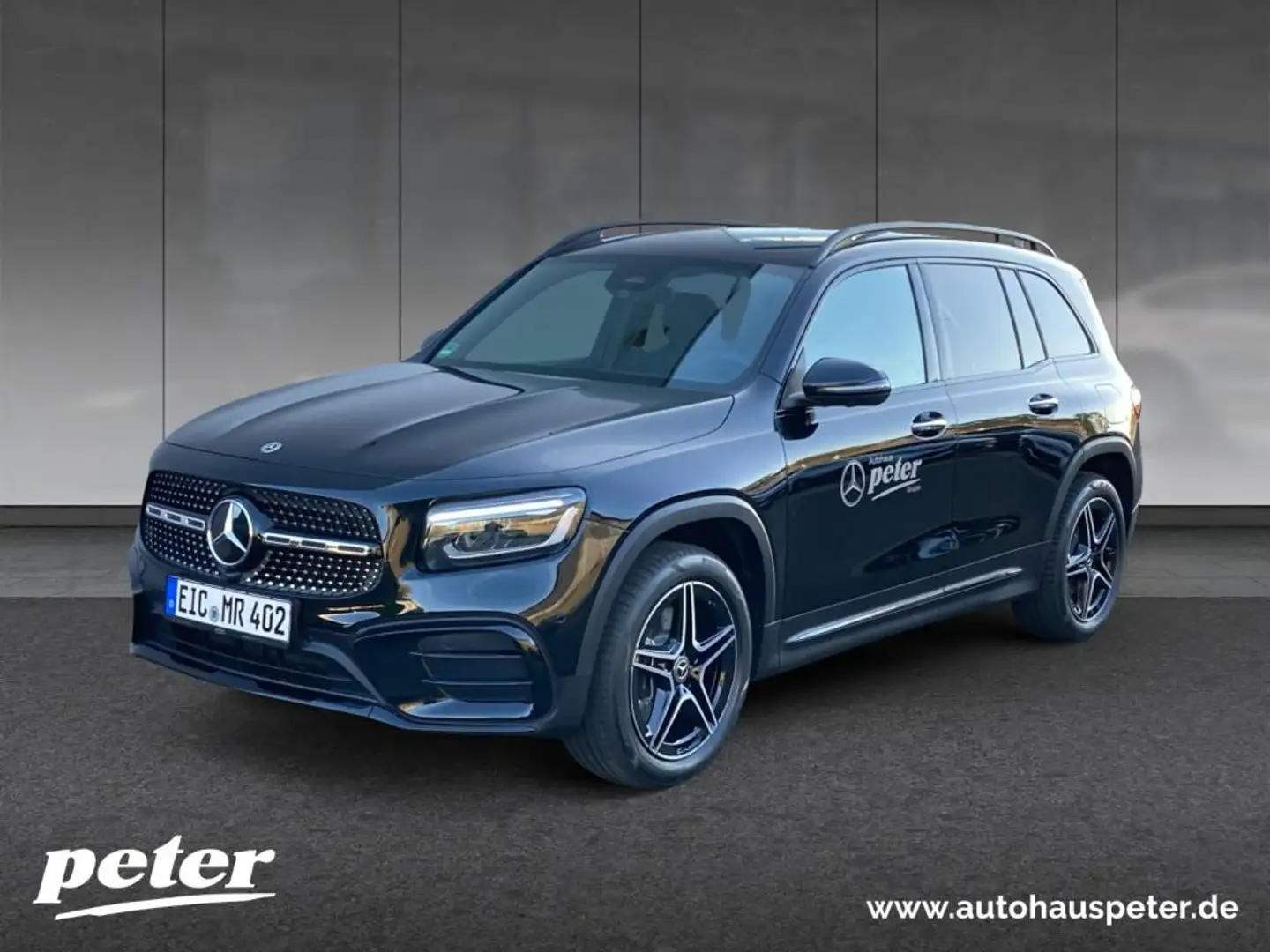 Mercedes-Benz GLB 220 d 4M AMG/NIGHT/20"/LED/360°kamera/AHK Schwarz - 1