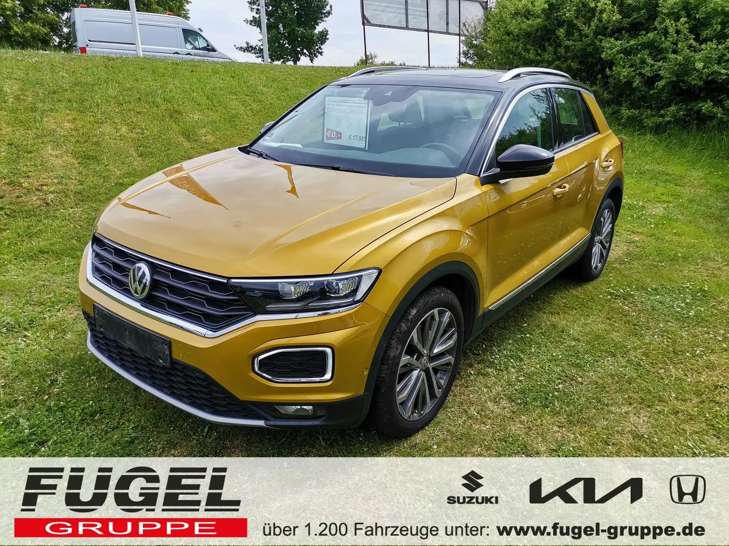 Volkswagen T-Roc 2.0 TDI Style 4Motion LED|Winter|Pano|ACC Gelb - 1