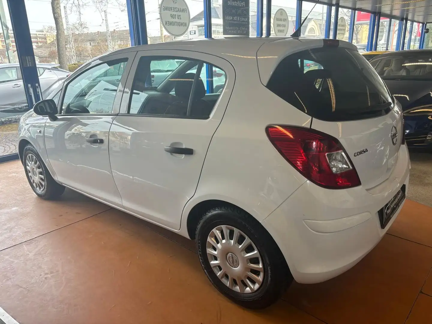 Opel Corsa D Selection /2.Hd/Scheckheft/Klima Blanco - 2
