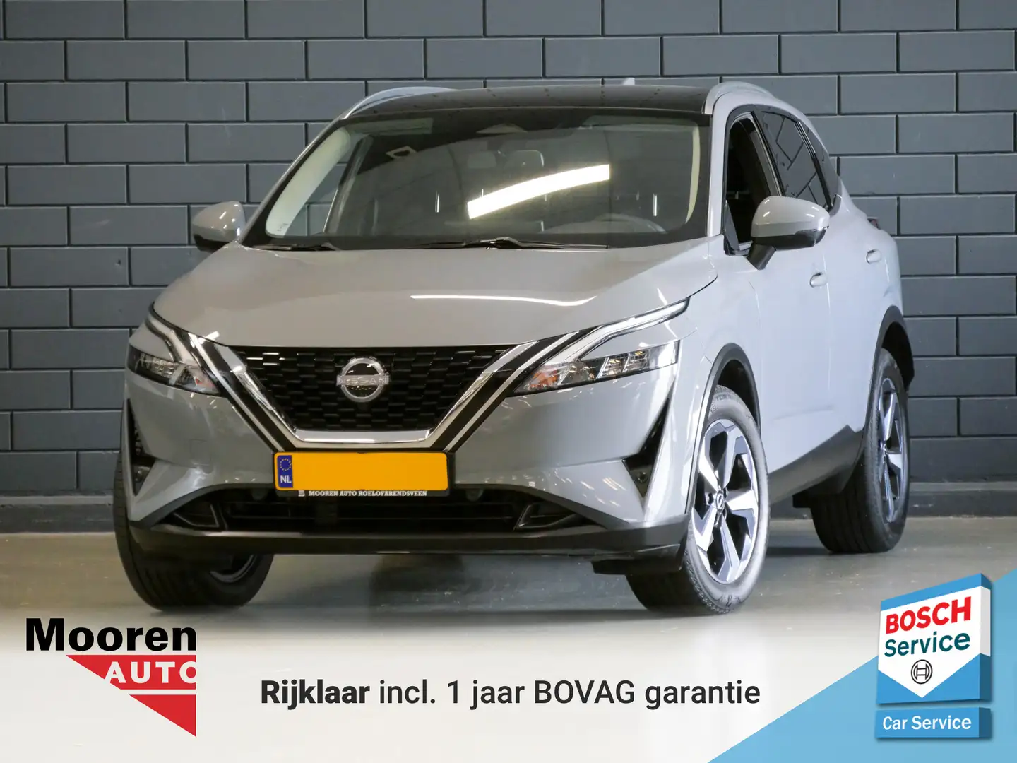 Nissan Qashqai 1.3 MHEV Business Premium | PANODAK | CAMERA | APP Grijs - 1