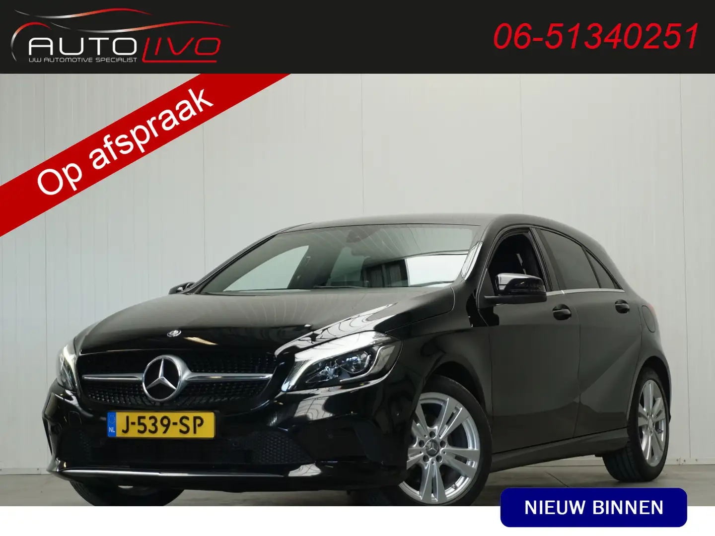 Mercedes-Benz A 160 Ambition NAVI H. LEER AIRCO CRUISE PDC etc. Schwarz - 1