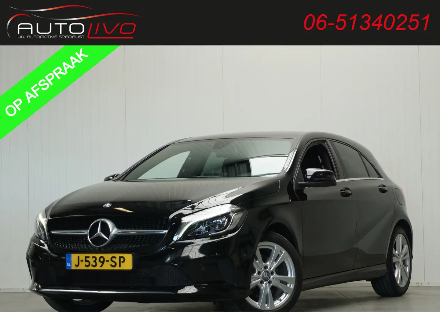 Mercedes-Benz A 160 Ambition NAVI H. LEER AIRCO CRUISE PDC etc. Noir - 1