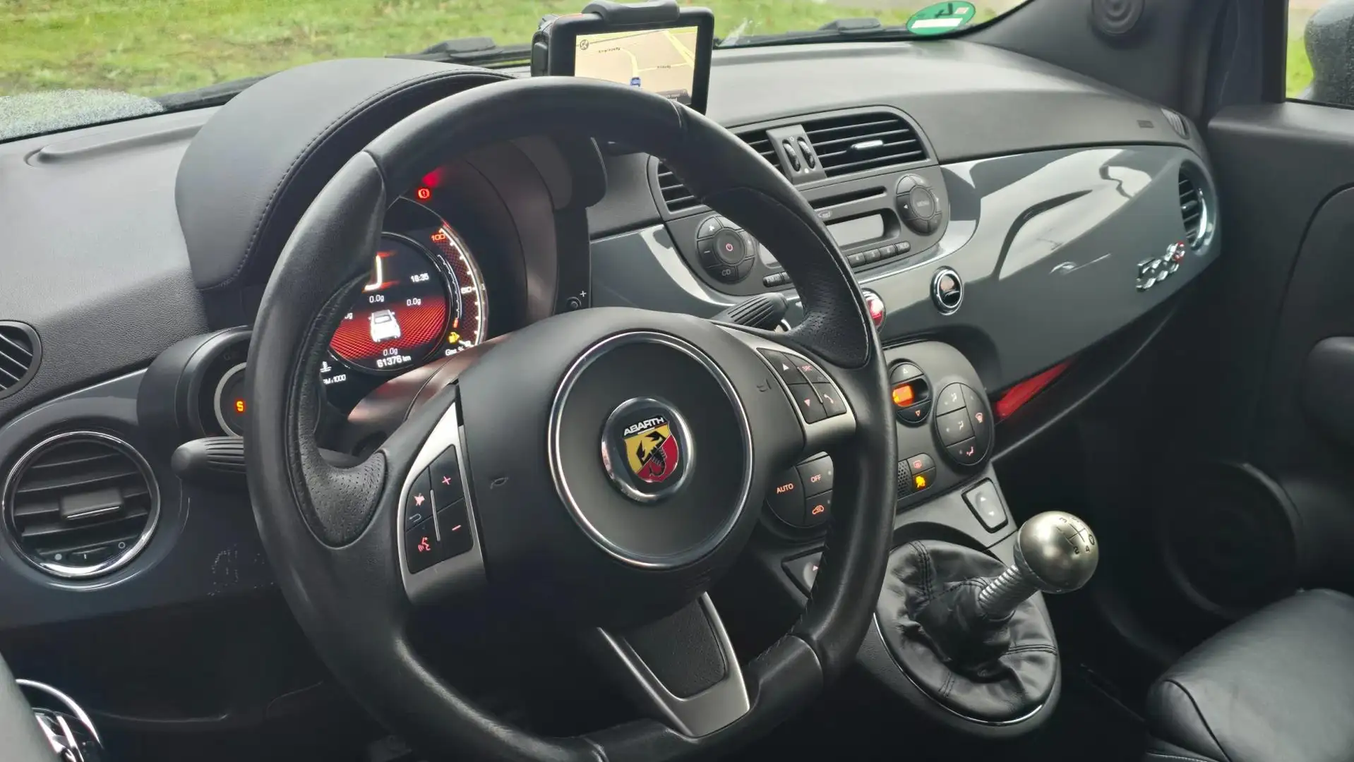 Abarth 500C 1.4 T-Jet 595C Turismo Cabrio |Leder|160PK |1e eig Gris - 2