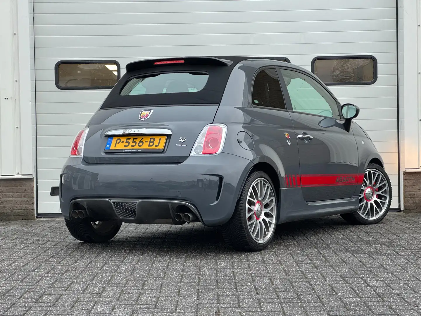 Abarth 500C 1.4 T-Jet 595C Turismo Cabrio |Leder|160PK |1e eig Gris - 2