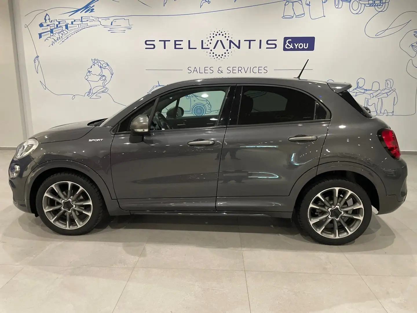 Fiat 500X 1.6 Mjet 130cv E6D Sport Grigio - 2