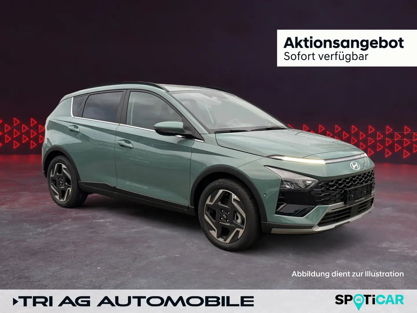 Hyundai BAYON Bayon Prime Automatik Assistenzpaket Navi Klimaa Groen - 1
