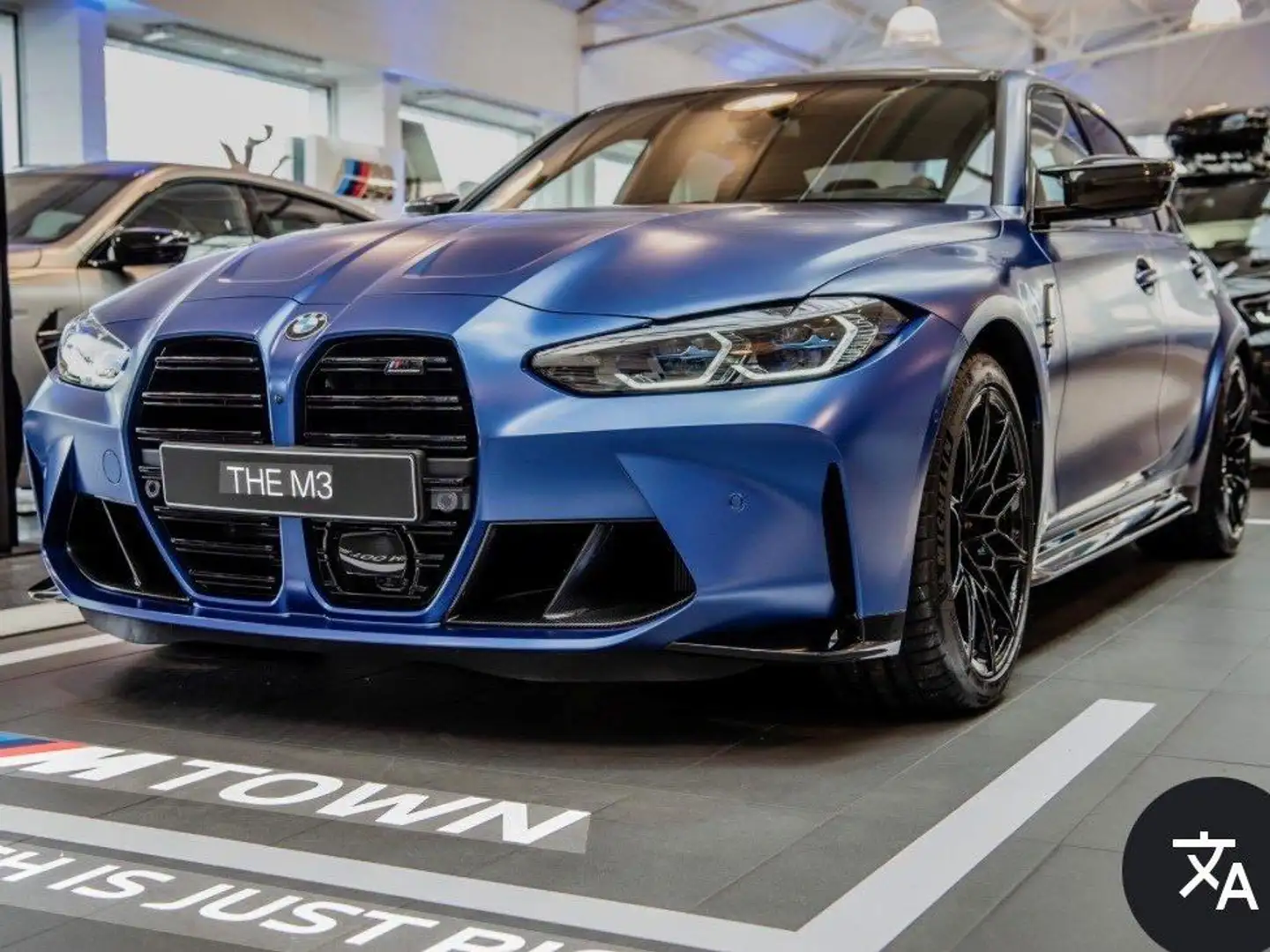 BMW M3 Competition X-Drive Original Individual Edition Modrá - 1