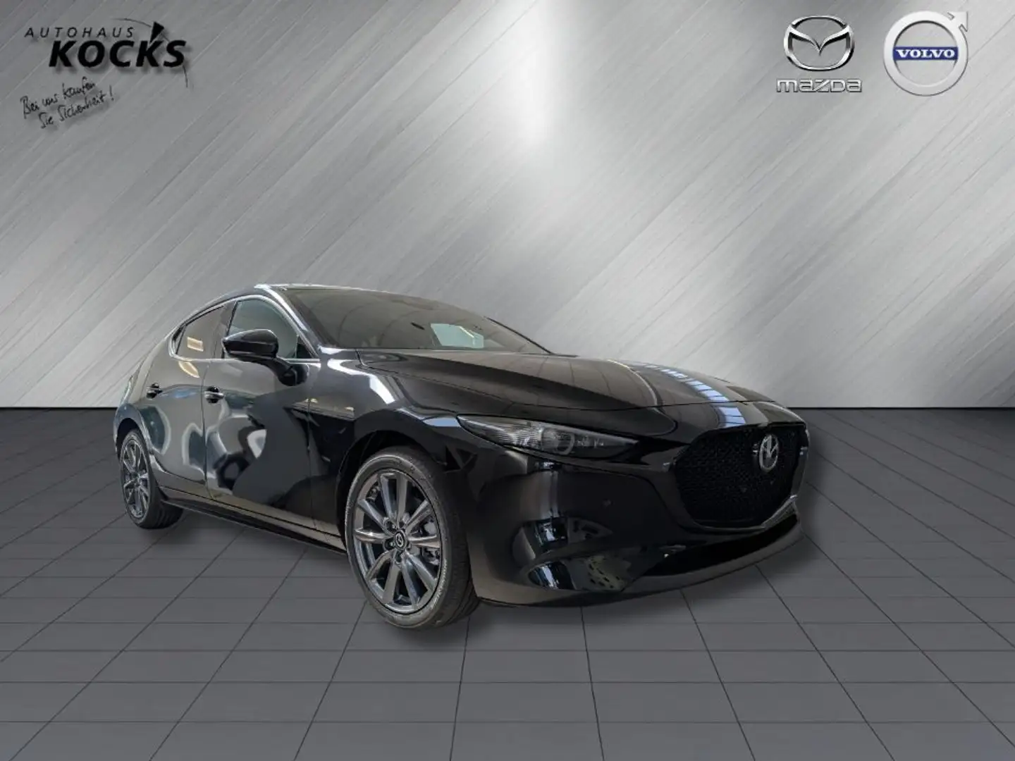 Mazda 3 2.5L e-SKYACTIV G 140ps Exclusive-line Schwarz - 1