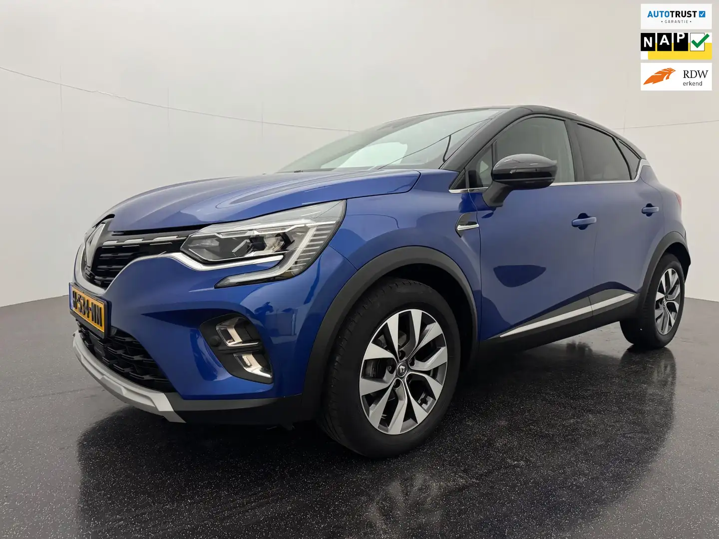 Renault Captur 1.3 TCe 130 Intens Automaat Dakraam/Trekhaak/Cam Blauw - 1