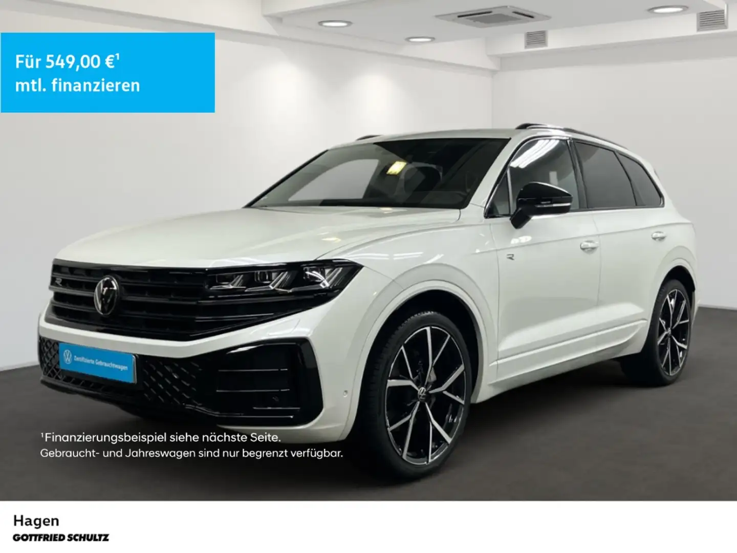 Volkswagen Touareg 3.0 TDI 4M tiptr. IQ.Light NAV AHK PAN R-Line Weiß - 1
