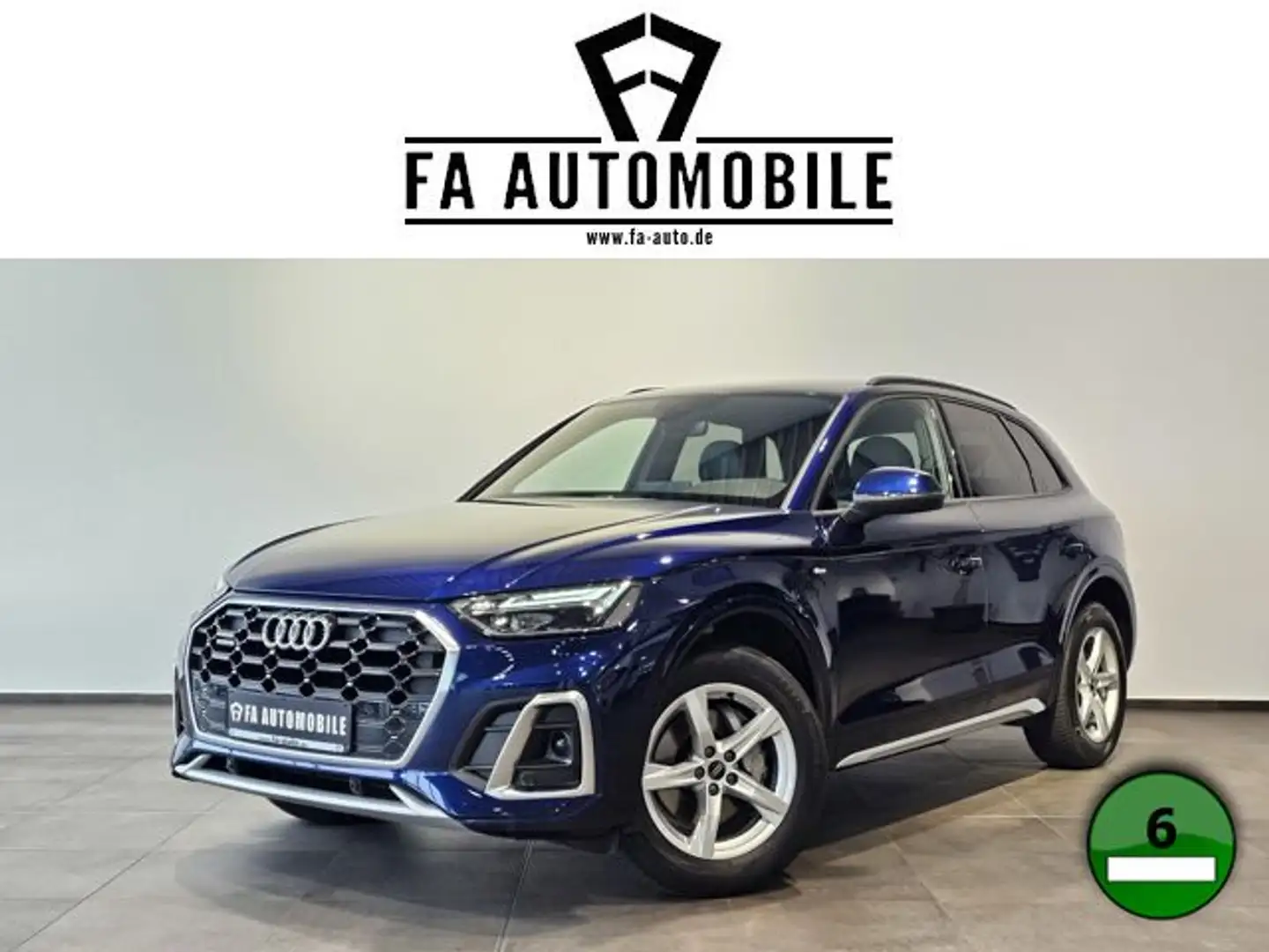 Audi Q5 40 TDI Q. 2x S Line Virtual Leder Led Kamera Blau - 1