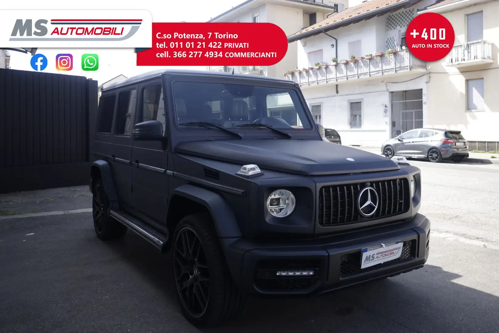 Mercedes-Benz G 63 AMG G 350 BlueTEC S.W. Lunga Look 63 AMG 2024 Tetto U Grigio - 1