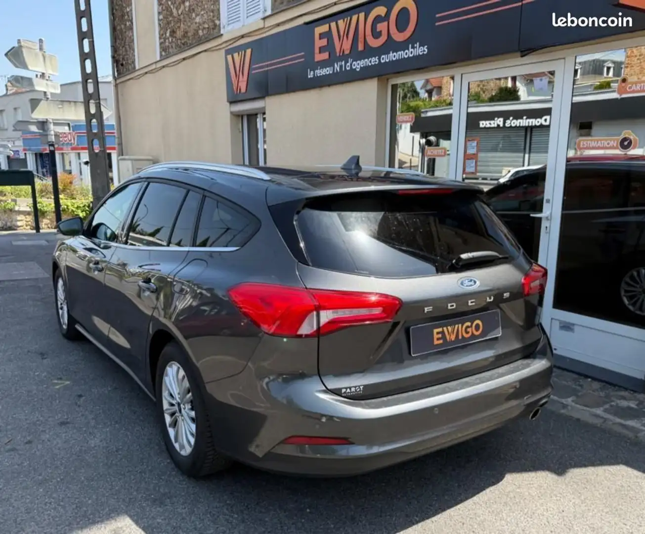 Ford Focus BREAK 1.0 ECOBOOST SCTI 125 TITANIUM-X 1ère MAIN E Gris - 2