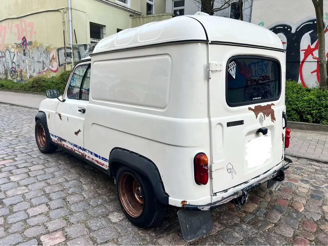Renault R 4 F4 Kastenwagen Unikat Rat Look Top Zustand, foto 3