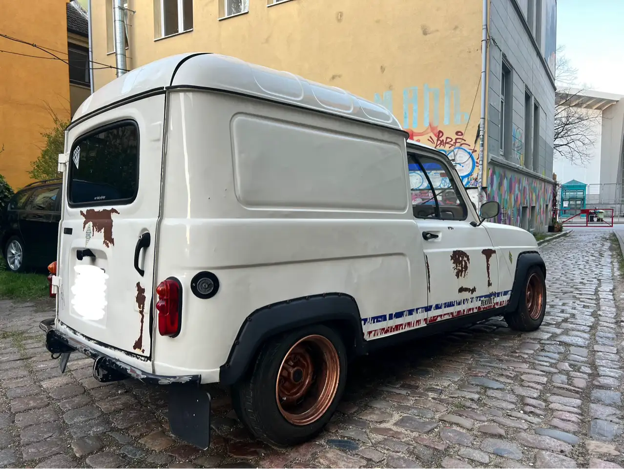 Renault R 4 F4 Kastenwagen Unikat Rat Look Top Zustand, foto 4