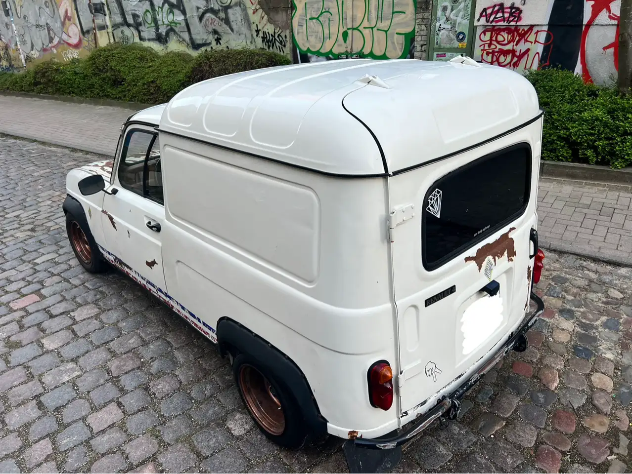 Renault R 4 F4 Kastenwagen Unikat Rat Look Top Zustand, foto 6