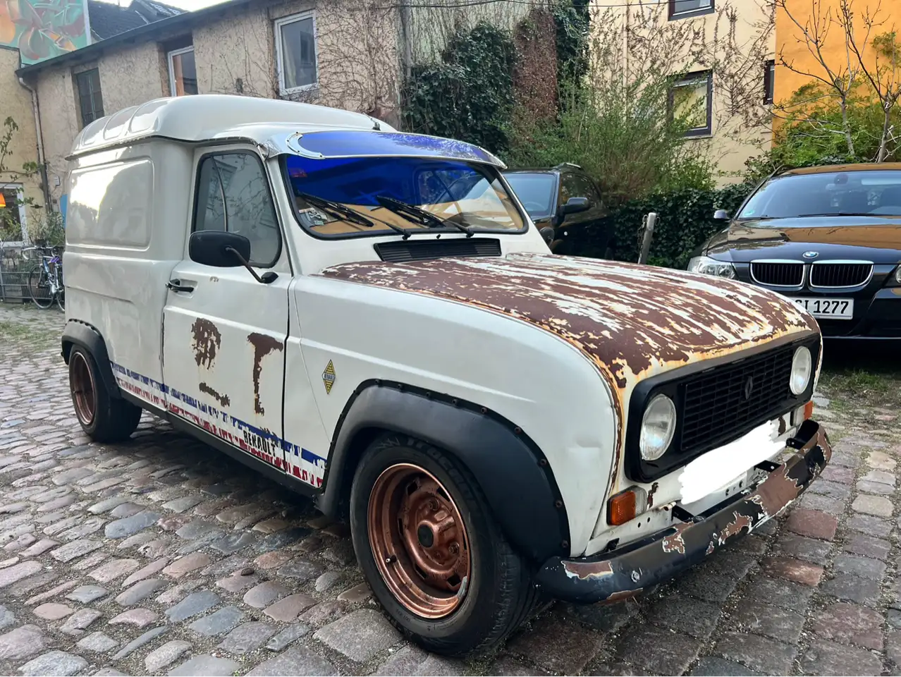 Renault R 4 F4 Kastenwagen Unikat Rat Look Top Zustand, foto 2